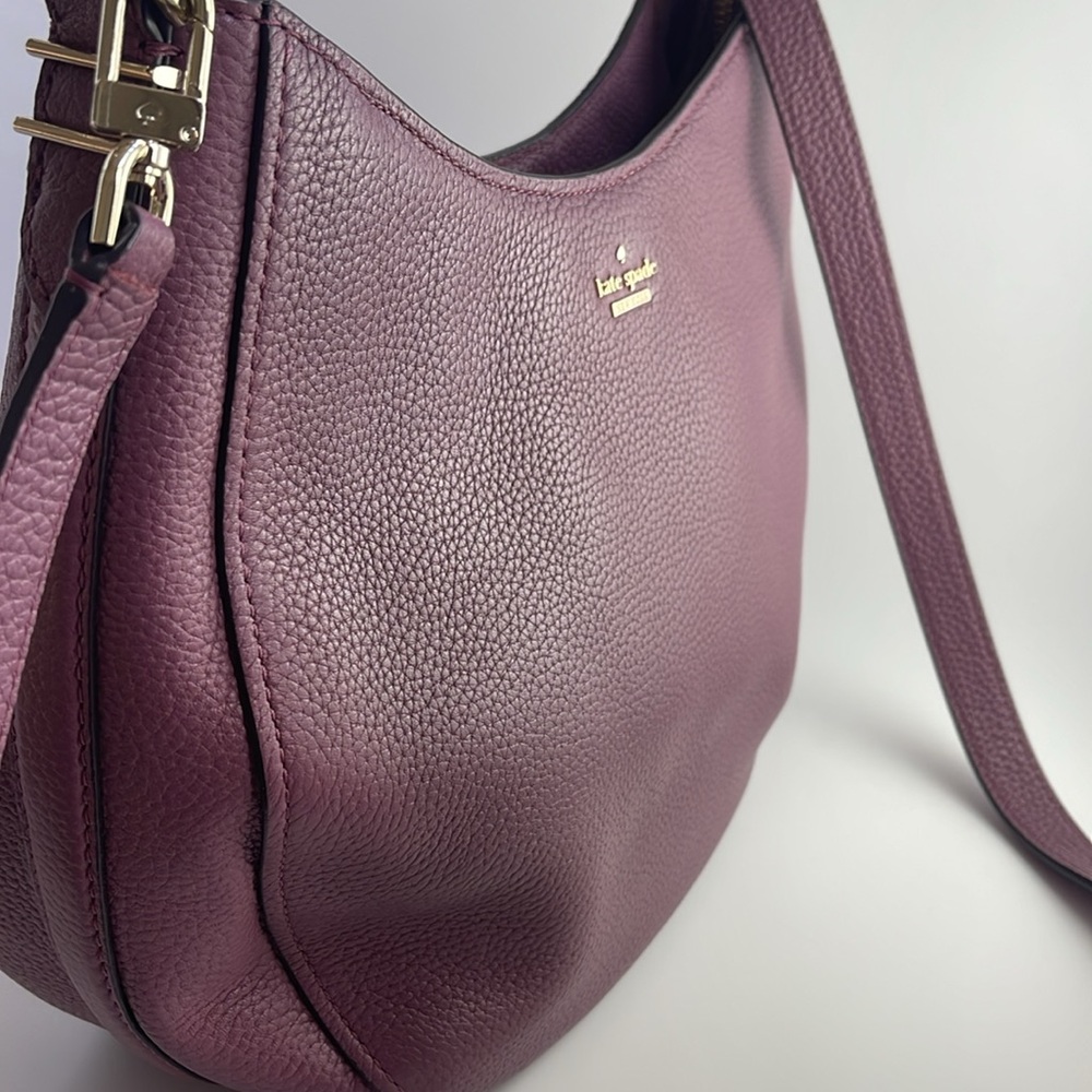 Kate Spade Oakwood Street Pebbled Leather Hobo Crossbody Bag - Picture 5 of 16